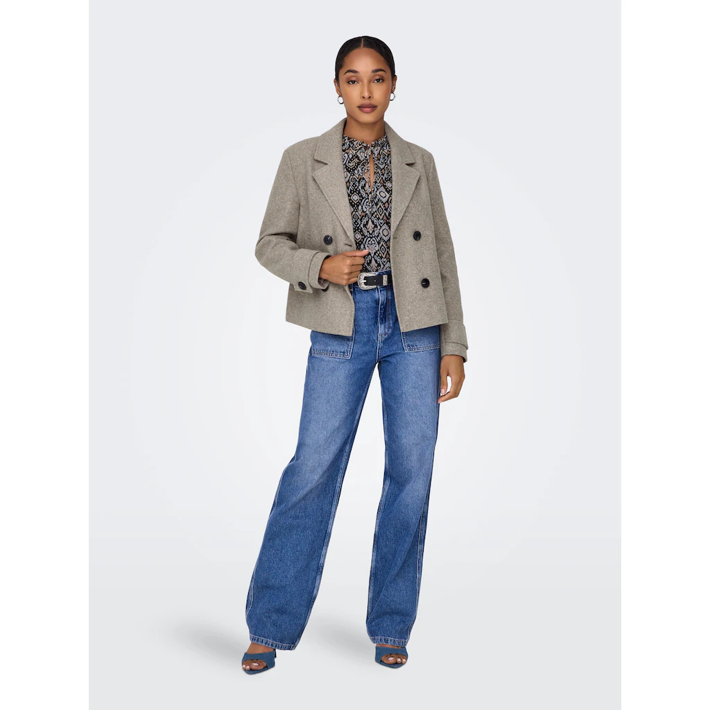 ONLY Kurzjacke »ONLFREJA LIFE SHORT DB JACKET OTW NOOS«