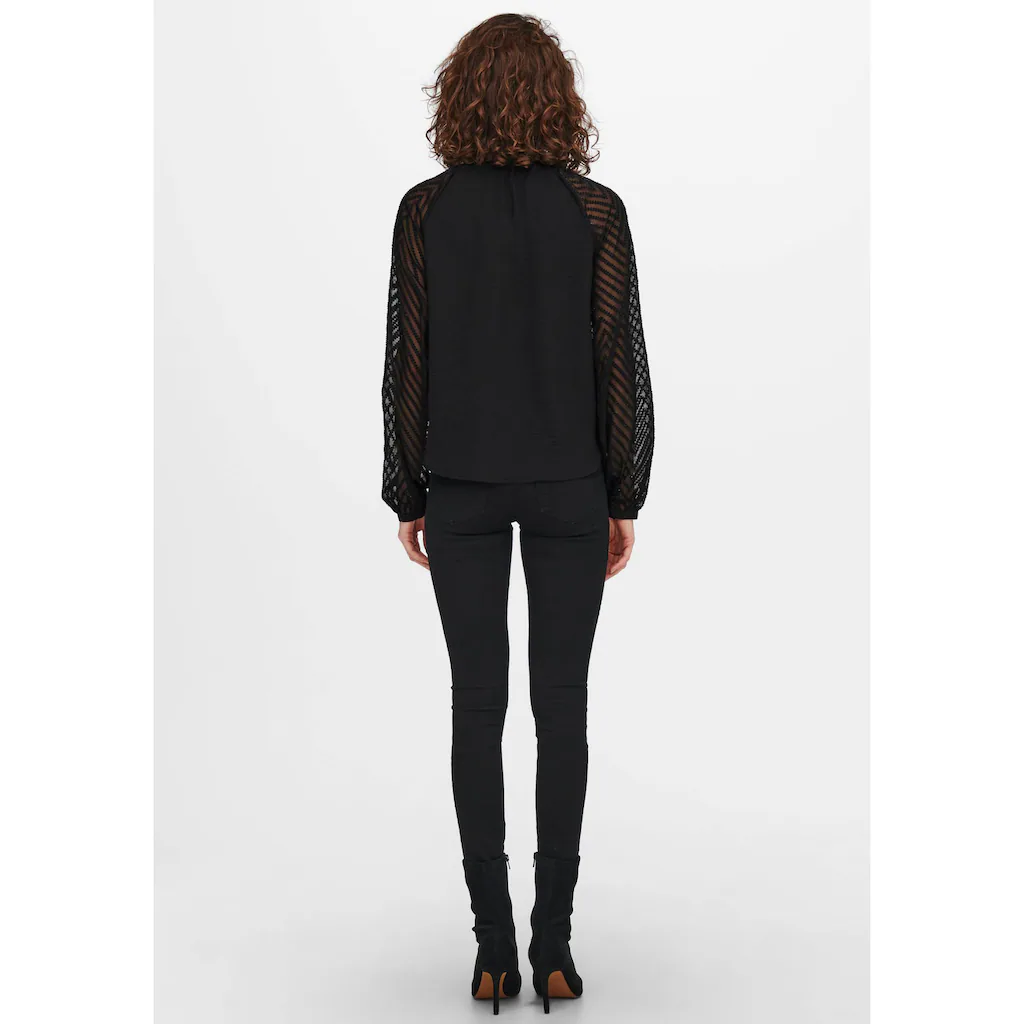 ONLY Langarmbluse »ONLLISA L/S BUTTON TOP WVN«