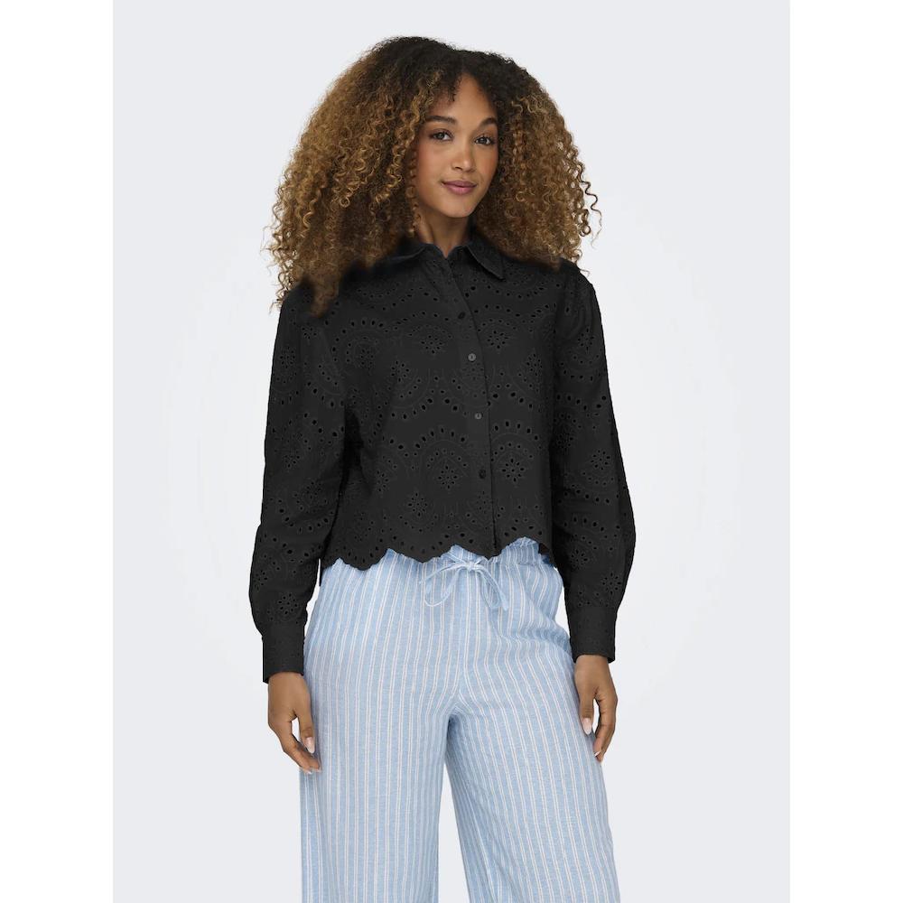 ONLY Langarmbluse »ONLVALAIS L/S SHIRT WVN NOOS«