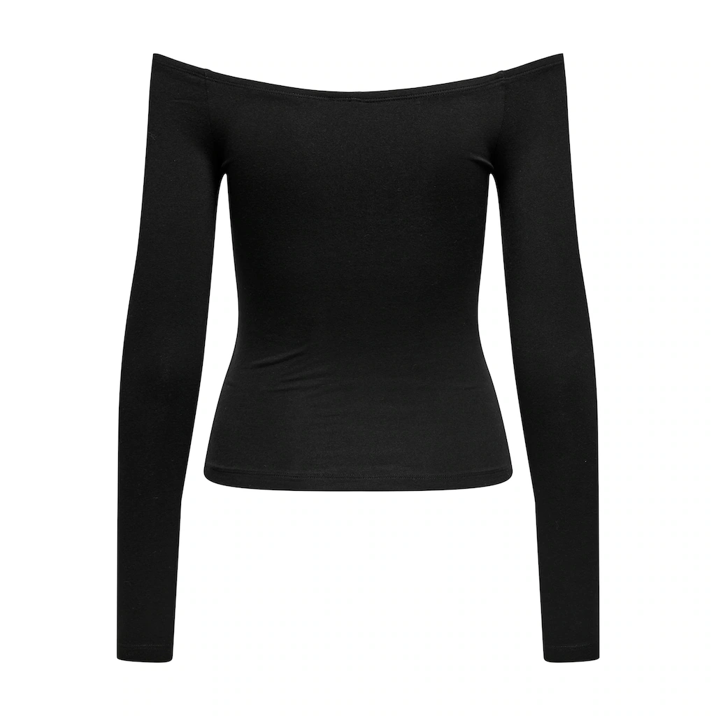 ONLY Langarmshirt »ONLLIVELOVE LIFE LS OF SHOULDER JRS NOOS«