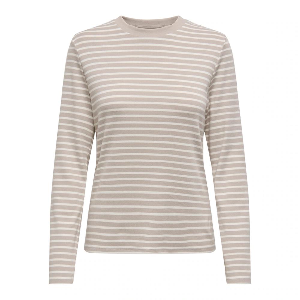 ONLY Langarmshirt »ONLLYON L/S O-NECK TOP BOX CC JRS«
