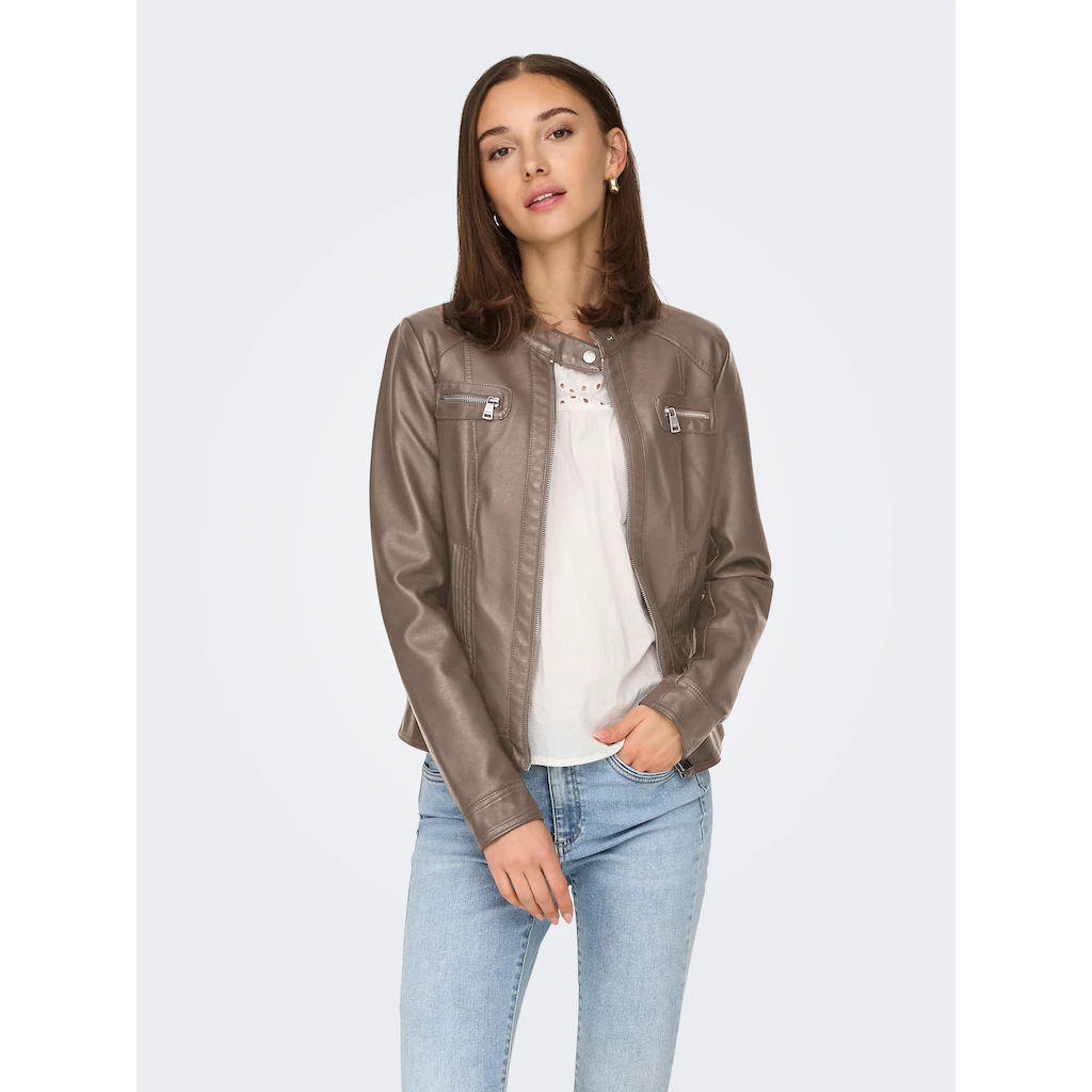 ONLY Lederimitatjacke »ONLBANDIT FAUX LEATHER BIKER«