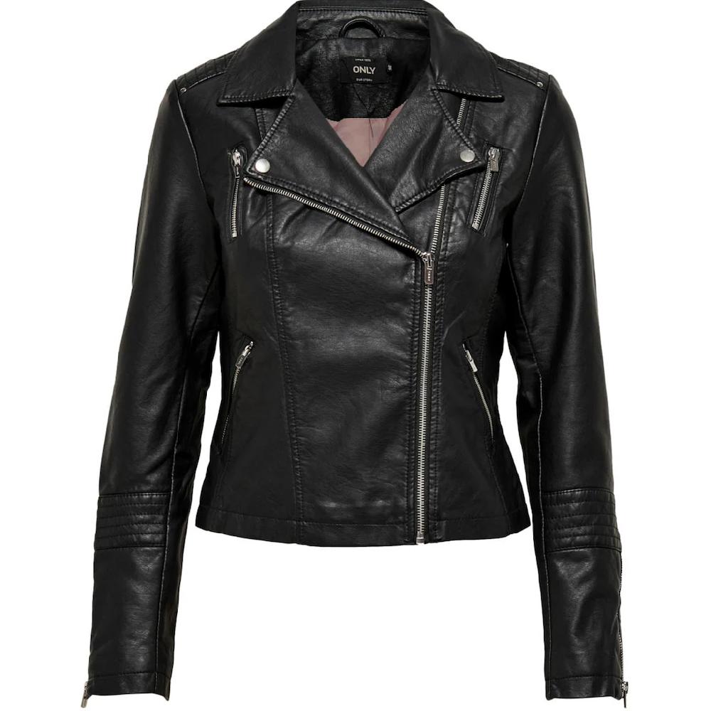ONLY Lederimitatjacke »ONLGEMMA FAUX LEATHER BIKER OTW NOOS« Im Biker Style
