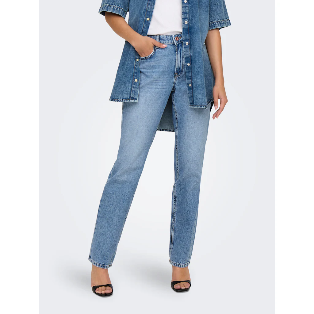 ONLY Low-rise-Jeans »ONLBRENDA LOW WIDE DNM CRO158 NOOS«