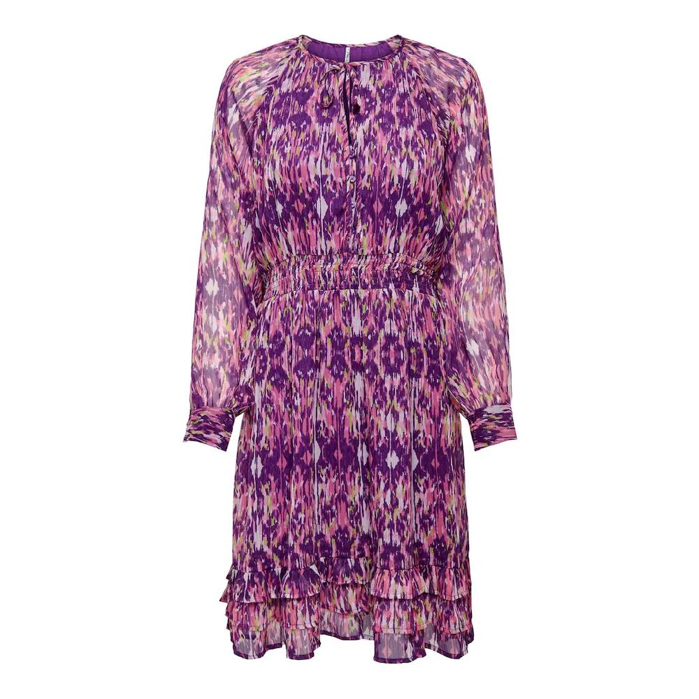 ONLY Minikleid »ONLVIVA LIFE L/S LAYER DRESS PTM«