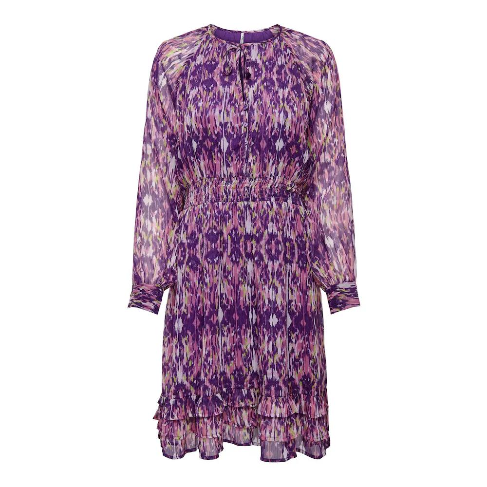 ONLY Minikleid »ONLVIVA LIFE L/S LAYER DRESS PTM«