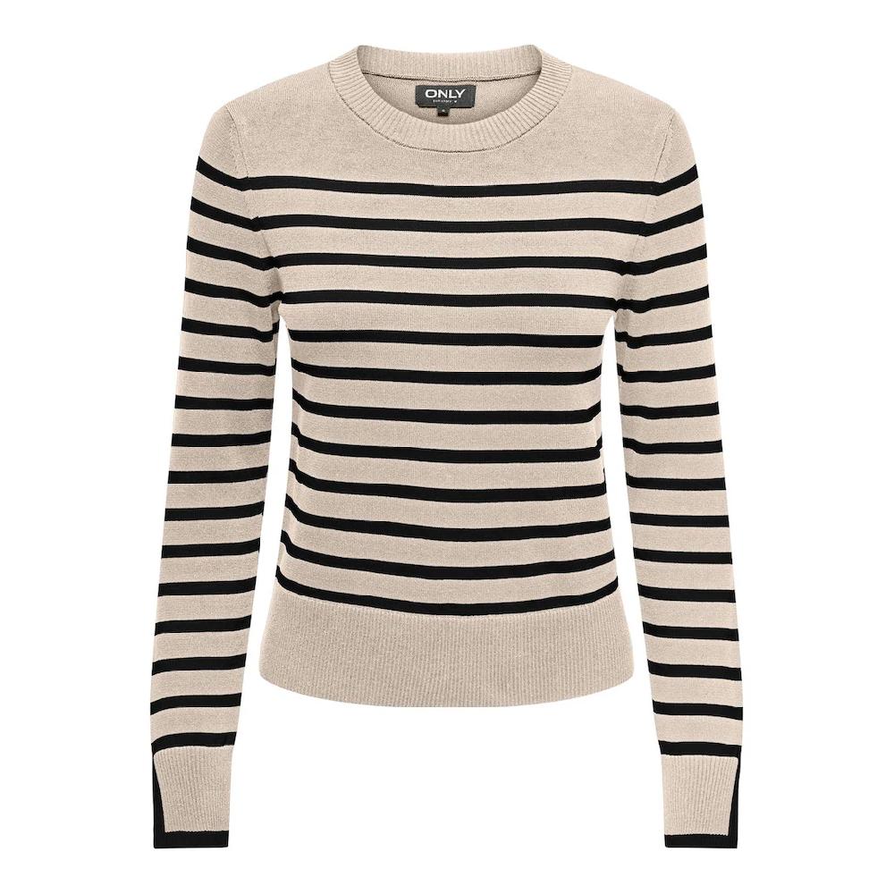 ONLY Rundhalspullover »ONLKALANA LS O-NECK KNT NCA«