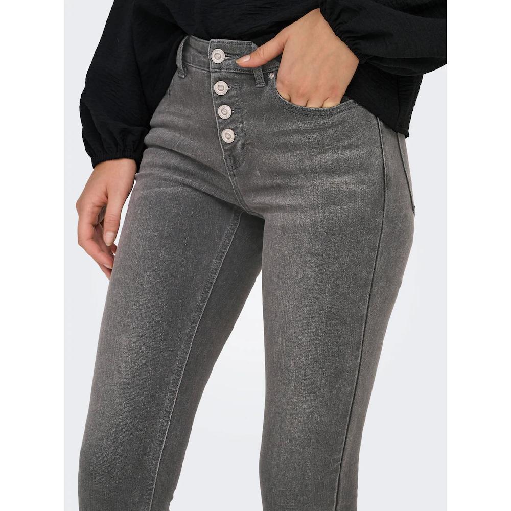 ONLY Skinny-fit-Jeans »ONLMIA MID WAIST BUTTON SK RW ANK BOX«