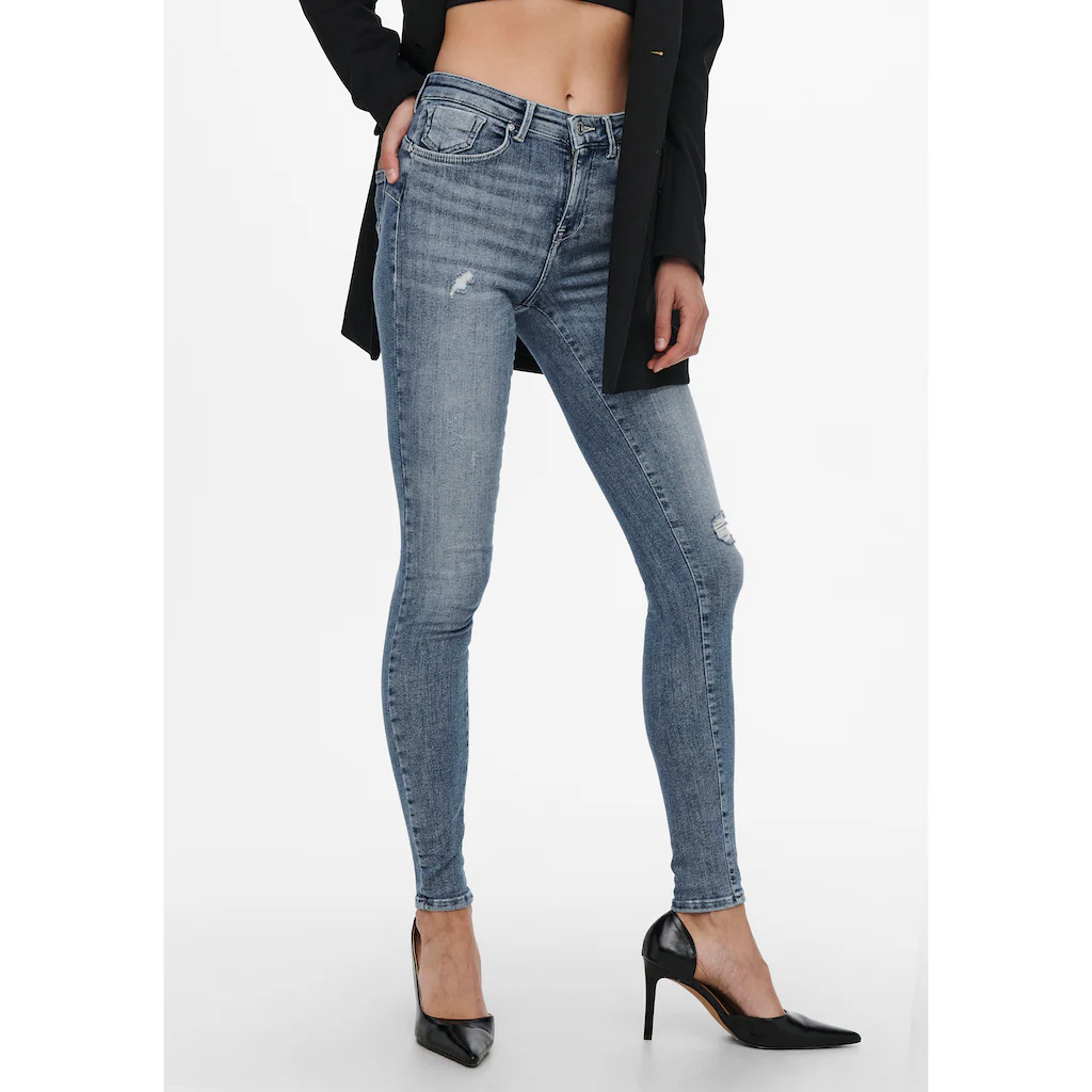 ONLY Skinny-fit-Jeans »ONLPOWER LIFE MID PUSH«