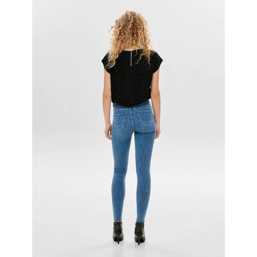 ONLY Skinny-fit-Jeans »ONLPOWER MID SK PUSH REA2981 NOOS« Mit Push-up-Effekt