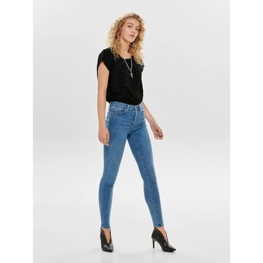 ONLY Skinny-fit-Jeans »ONLPOWER MID SK PUSH REA2981 NOOS« Mit Push-up-Effekt