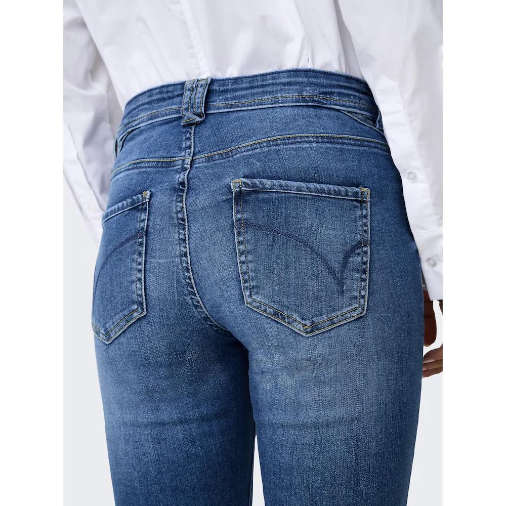 ONLY Skinny-fit-Jeans »ONLRUSH MID WAIST SK REP DNM MAS«