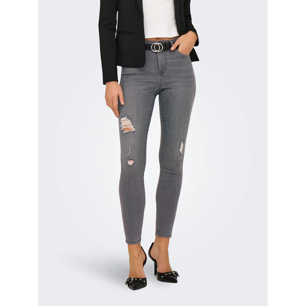ONLY Skinny-fit-Jeans »ONLWAUW MID WAIST DES SK DNM PIM«