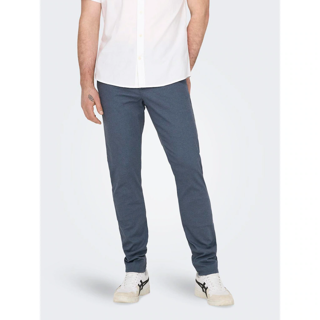 ONLY & SONS Anzughose »ONSMARK PETE SLIM DOBBY 0058 PANT NOOS« ▷ für
