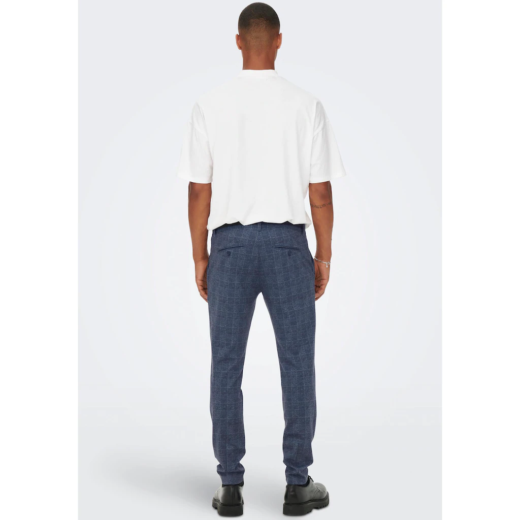 ONLY & SONS Chinohose »MARK CHECK PANTS« ▷ Bestellen