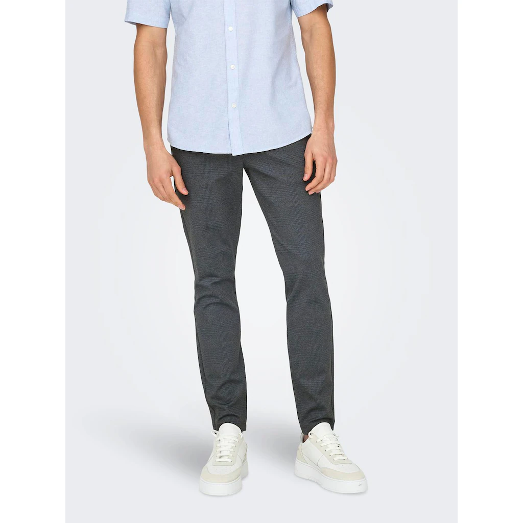 ONLY & SONS Chinohose »ONSMARK SLIM CHECK 020920 PANT NOOS« ▷ für