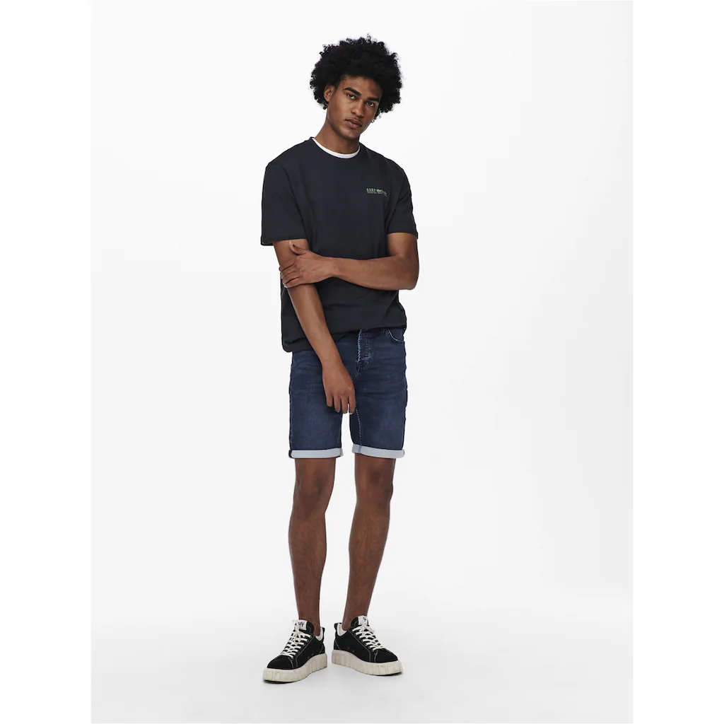 ONLY & SONS Jeansshorts »ONSPLY LIGHT BLUE 5189 SHORTS DNM NOOS«