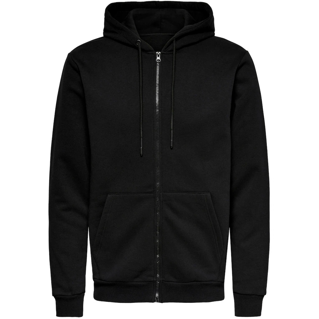ONLY & SONS Kapuzensweatjacke »CERES LIFE ZIP THR. HOODIE SWEAT« ▷ Für