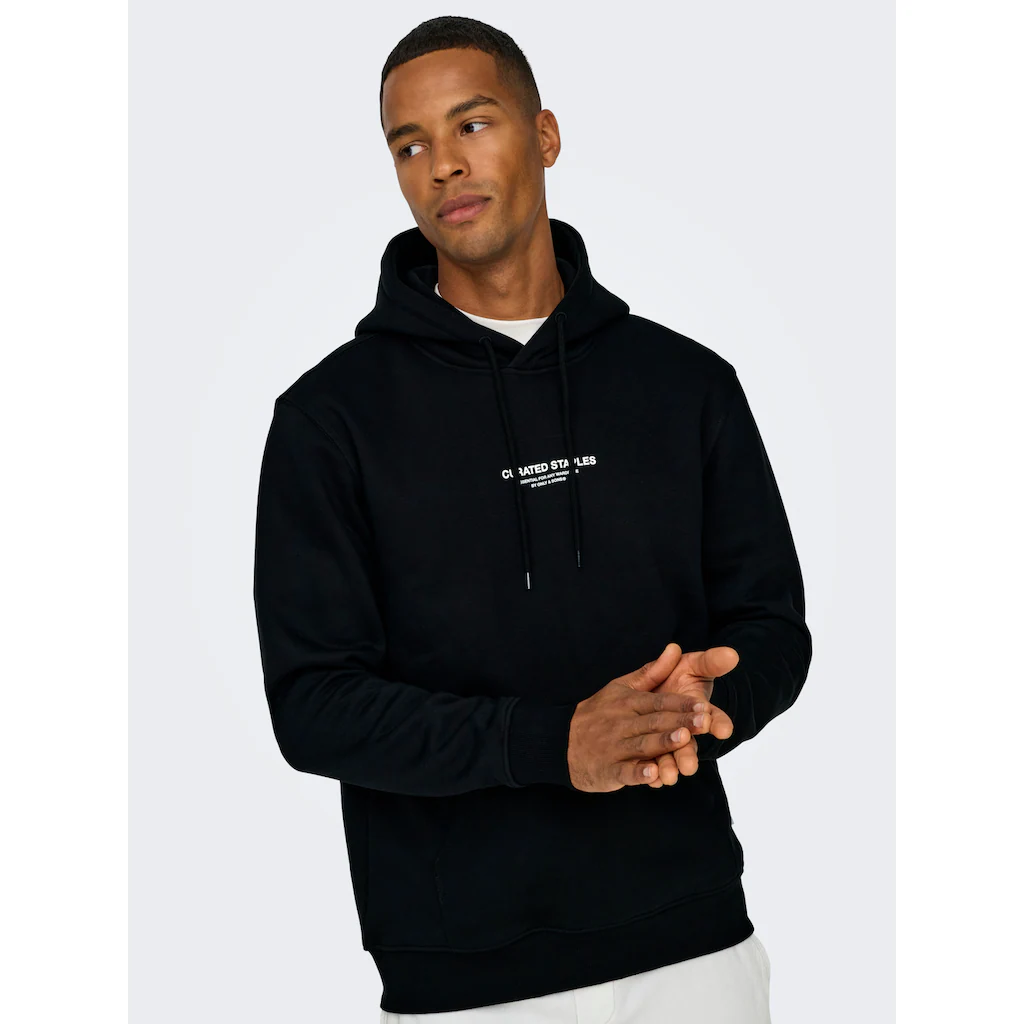 ONLY & SONS Kapuzensweatshirt »ONSCURATED REG HOODIE SWEAT« ▷ Kaufen