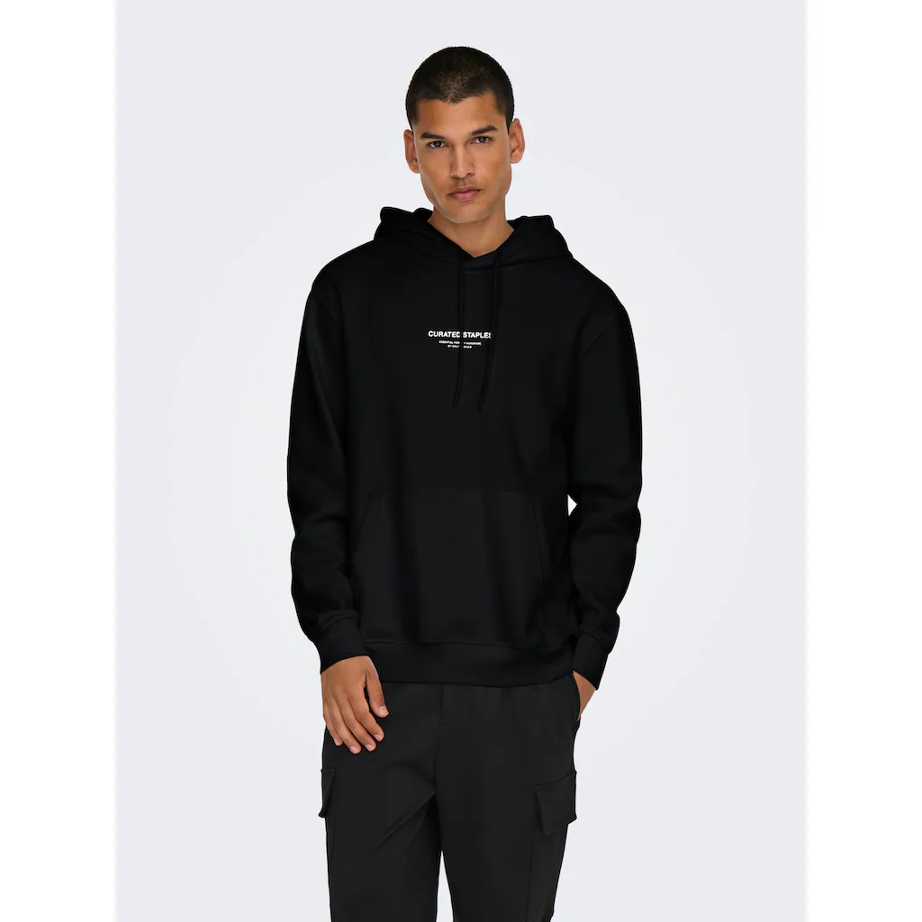ONLY & SONS Kapuzensweatshirt »ONSCURATED REG HOODIE SWEAT« ▷ kaufen