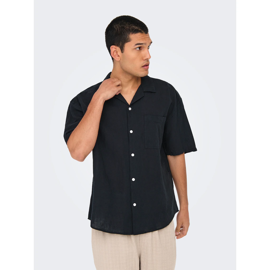 ONLY & SONS Kurzarmhemd »ONSCAIDEN LIFE RELAX SS RESORT 1PKT SHIR«
