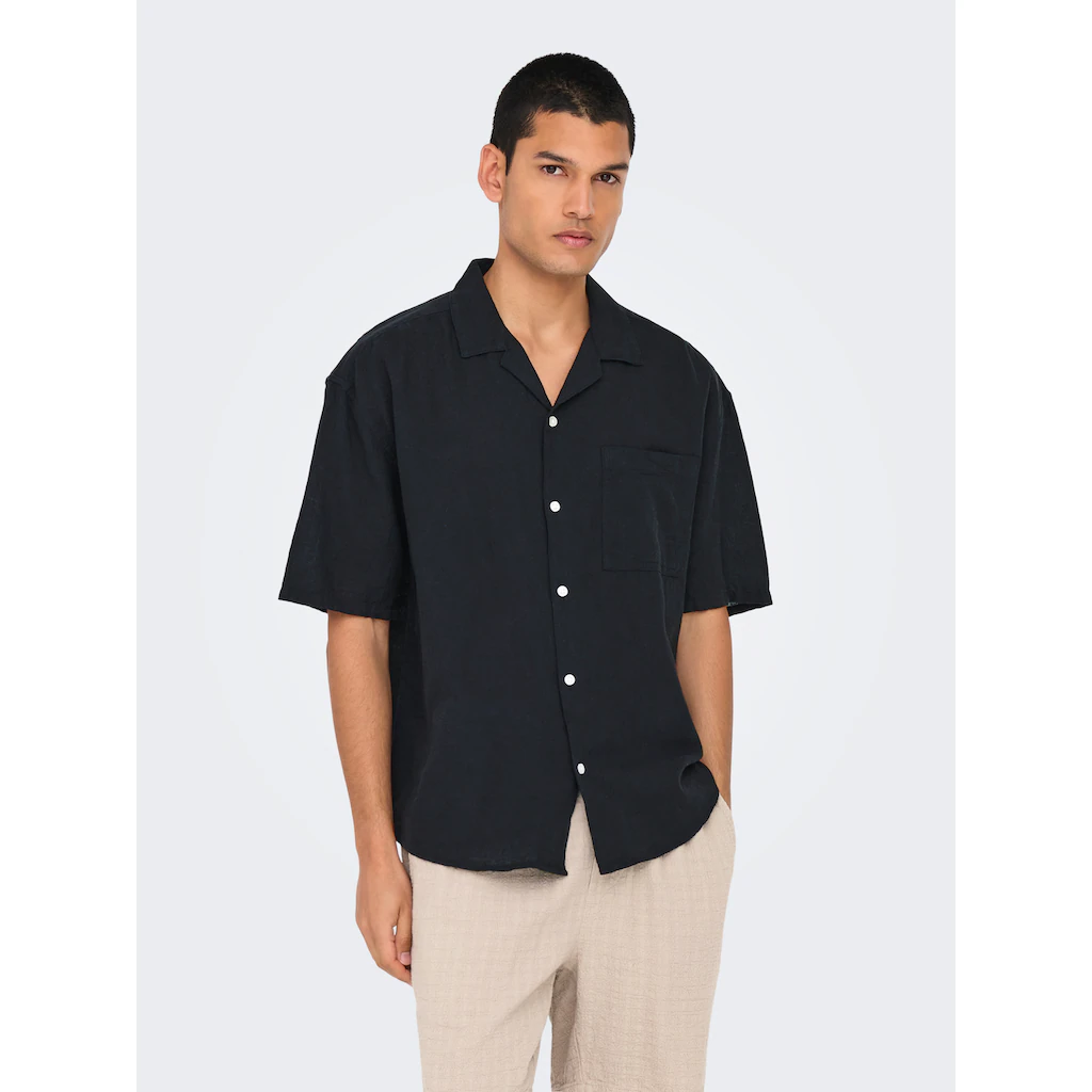 ONLY & SONS Kurzarmhemd »ONSCAIDEN LIFE RELAX SS RESORT 1PKT SHIR«