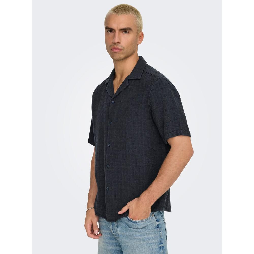 ONLY & SONS Kurzarmhemd »ONSLATHAM RLXSS RESORT LINEN STRUC 0257«