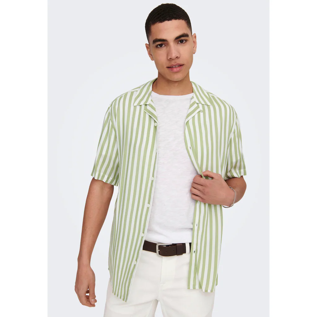 ONLY & SONS Kurzarmhemd »ONSWAYNE LIFE SS VISCOSE« ▷ Kaufen