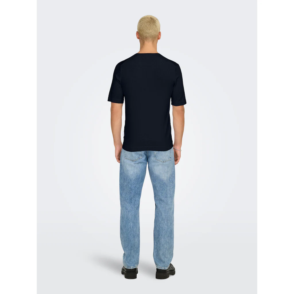 ONLY & SONS Kurzarmpullover »ONSWYLER LIFE REG 14 SS KNIT« ▷ Für