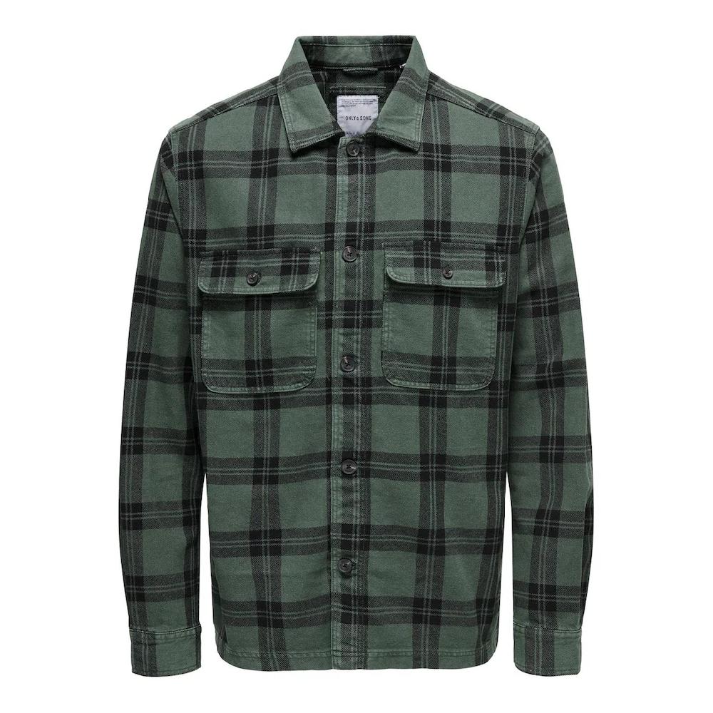 ONLY & SONS Langarmhemd »ONSOLIVER TWILL OVERDYE OVERSHIRT BF« ▷ bestellen