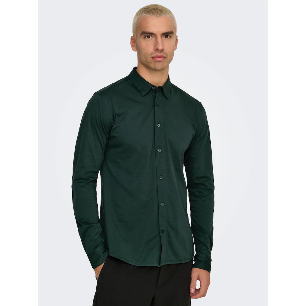 ONLY & SONS Langarmhemd »ONSROBIN B/U LS STRETCH SHIRT NOOS« ▷ bestellen