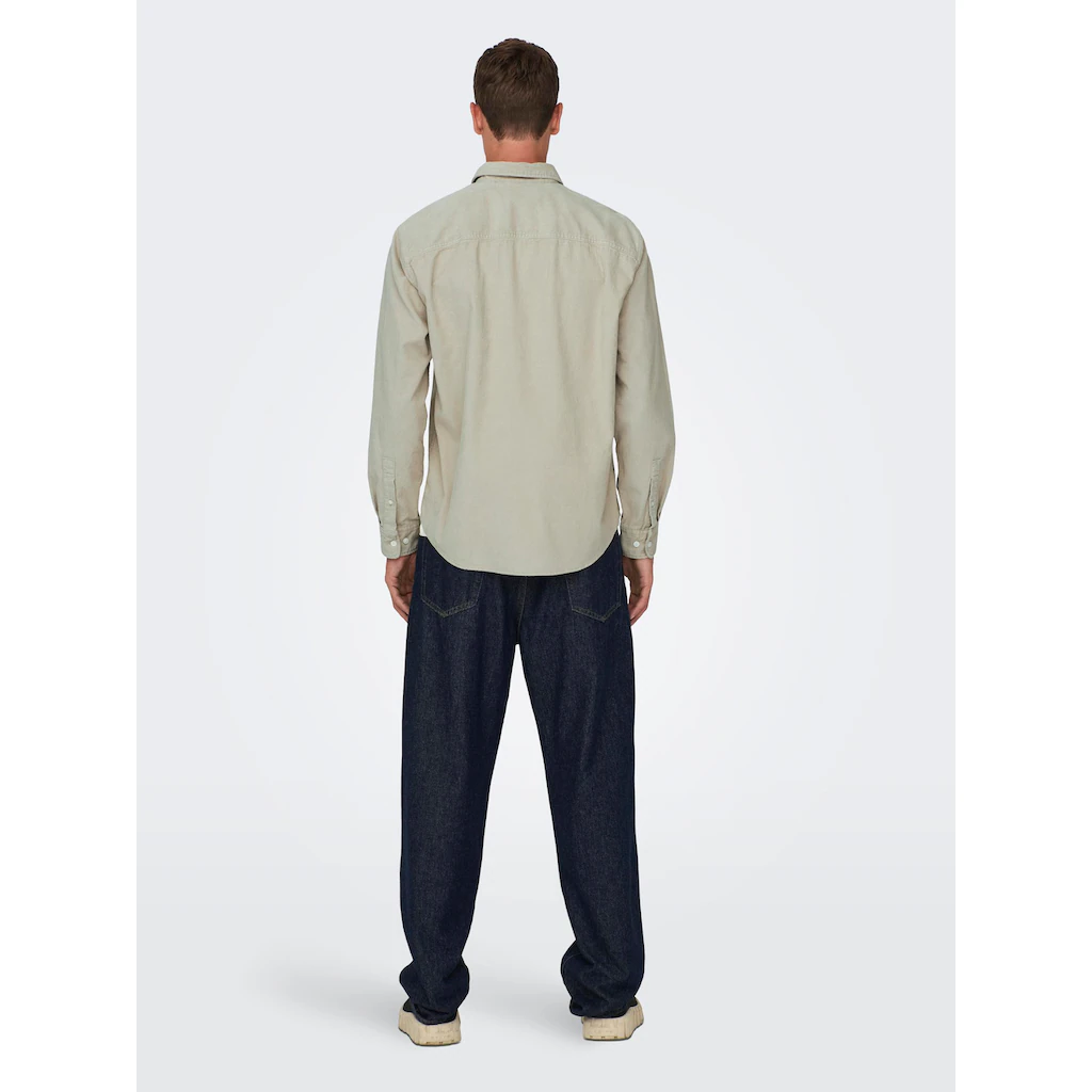 ONLY & SONS Langarmhemd »OS ONSALP RLX 2PKT WASHD COR« ▷ Bestellen