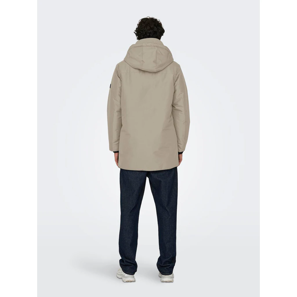 ONLY & SONS Outdoorjacke »ONSCARL LIFE PARKA OTW« Mit Kapuze ▷ Bestellen