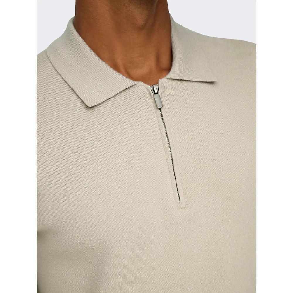 ONLY & SONS Polokragenpullover »ONSCOOPER REG LS 12 HALF ZIP POLO« ▷ Kaufen