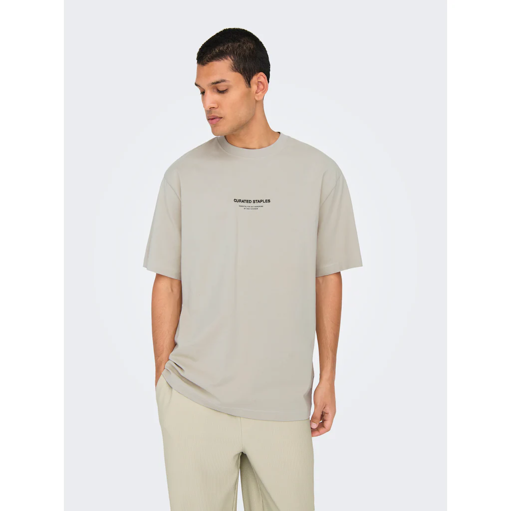 ONLY & SONS Rundhalsshirt »ONSCURATED RLX PRINT SS TEE« ▷ kaufen