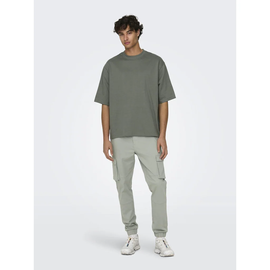 ONLY & SONS Rundhalsshirt »ONSMILLENIUM OVZ SS TEE NOOS« ▷ Für