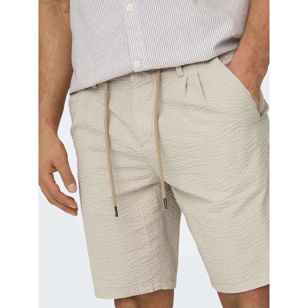 ONLY & SONS Shorts »ONSLEO LIFE 0009 SEERSUCKER SHORTS NOOS«