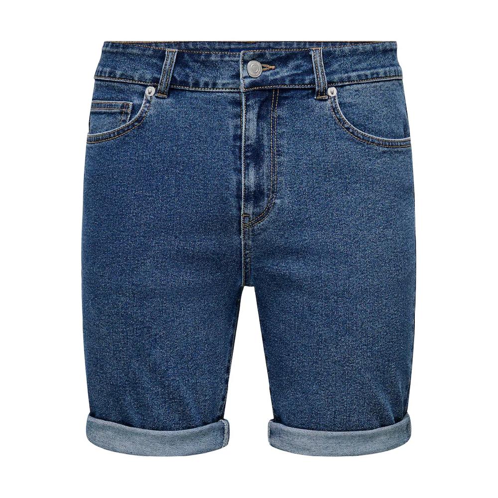 ONLY & SONS Shorts »ONSPLY BOX GUA DNM SHORTS OTL«