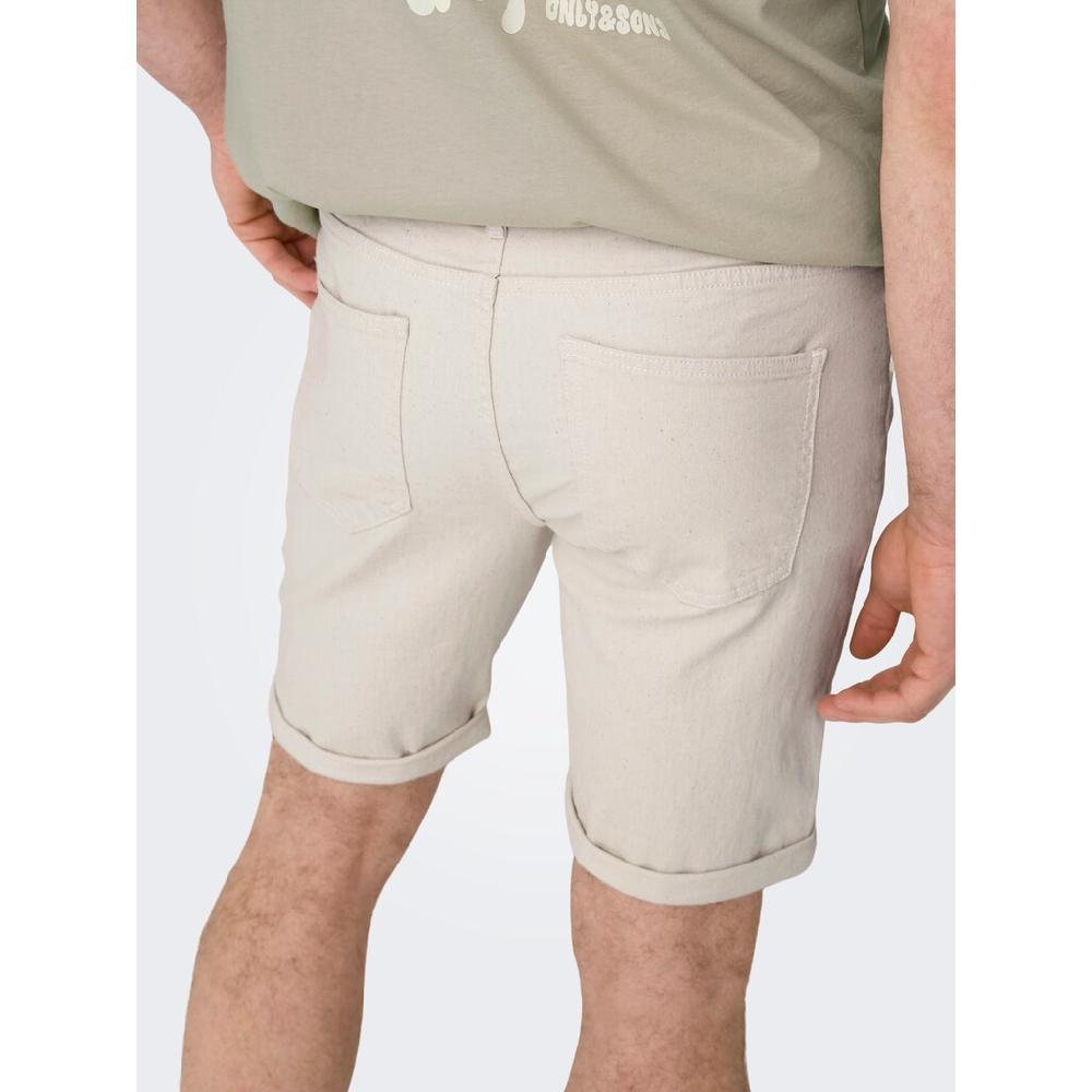 ONLY & SONS Shorts »ONSPLY ECRU 9296 AZG DNM SHORTS«
