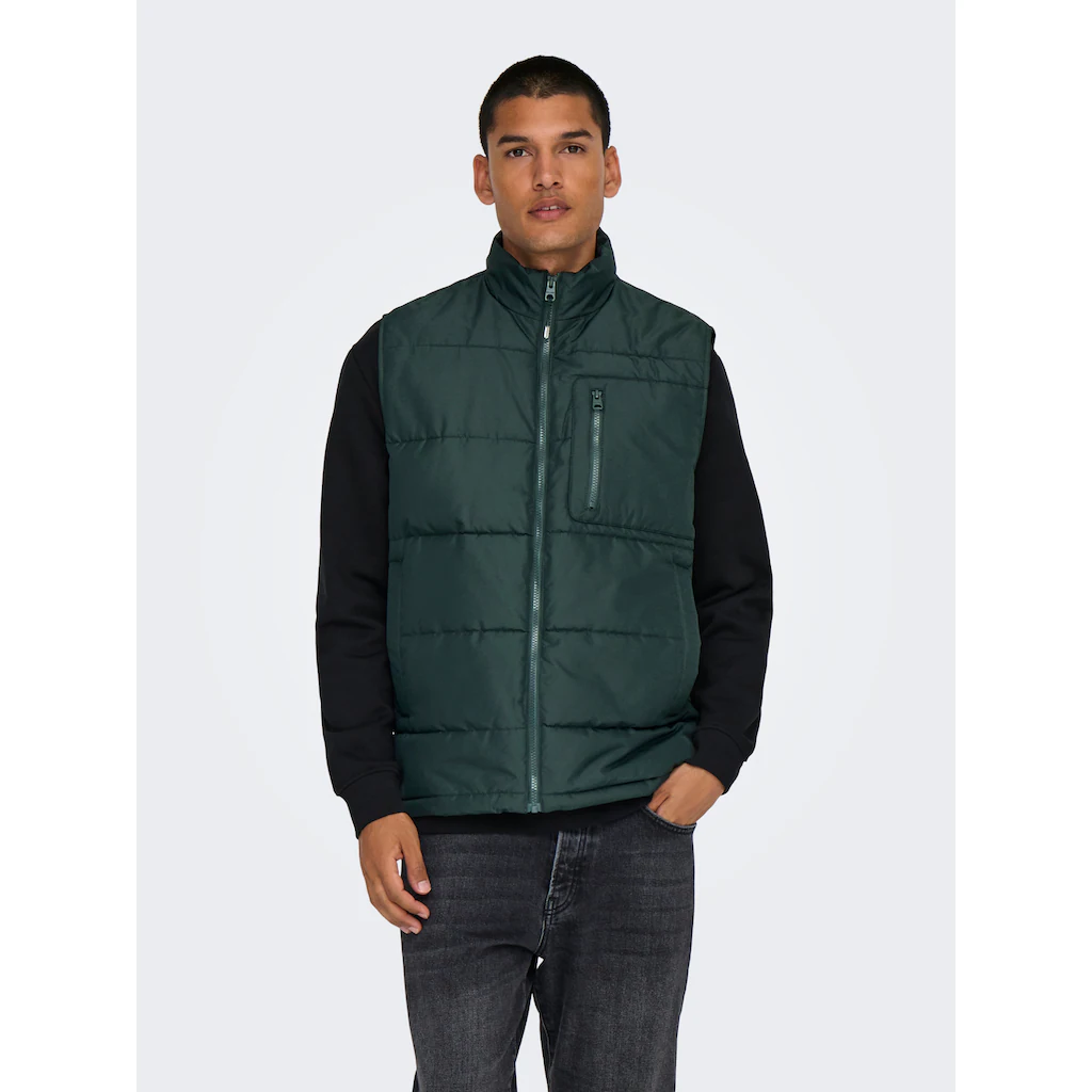 ONLY & SONS Steppweste »ONSJAKE QUILTED VEST OTW« ▷ kaufen