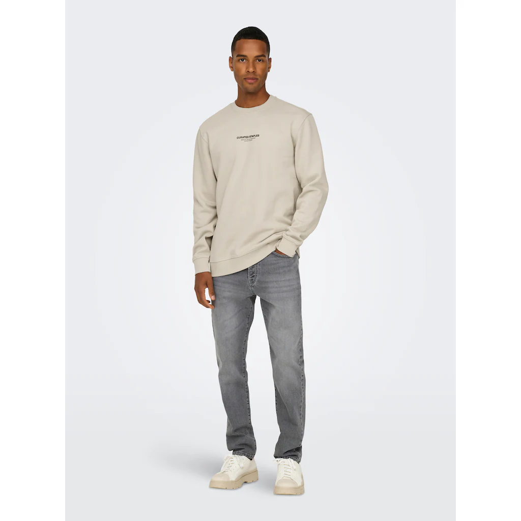 ONLY & SONS Sweatshirt »ONSCURATED REG CREW NECK SWEAT« ▷ Für