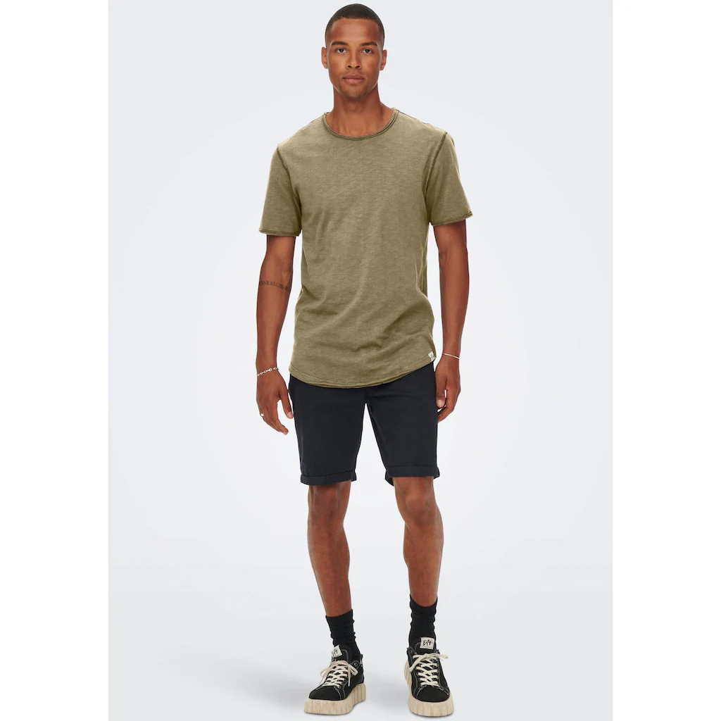 ONLY & SONS T-Shirt »BENNE LONGY SS TEE« ▷ Kaufen