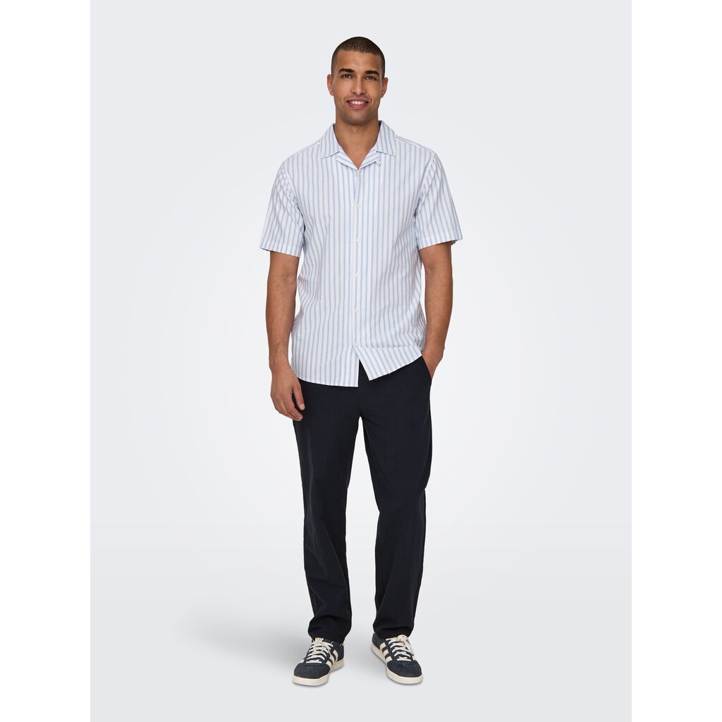 ONLY & SONS Trainingshose »ONSSINUS LOOSE 0007 COT LIN PANT NOOS«