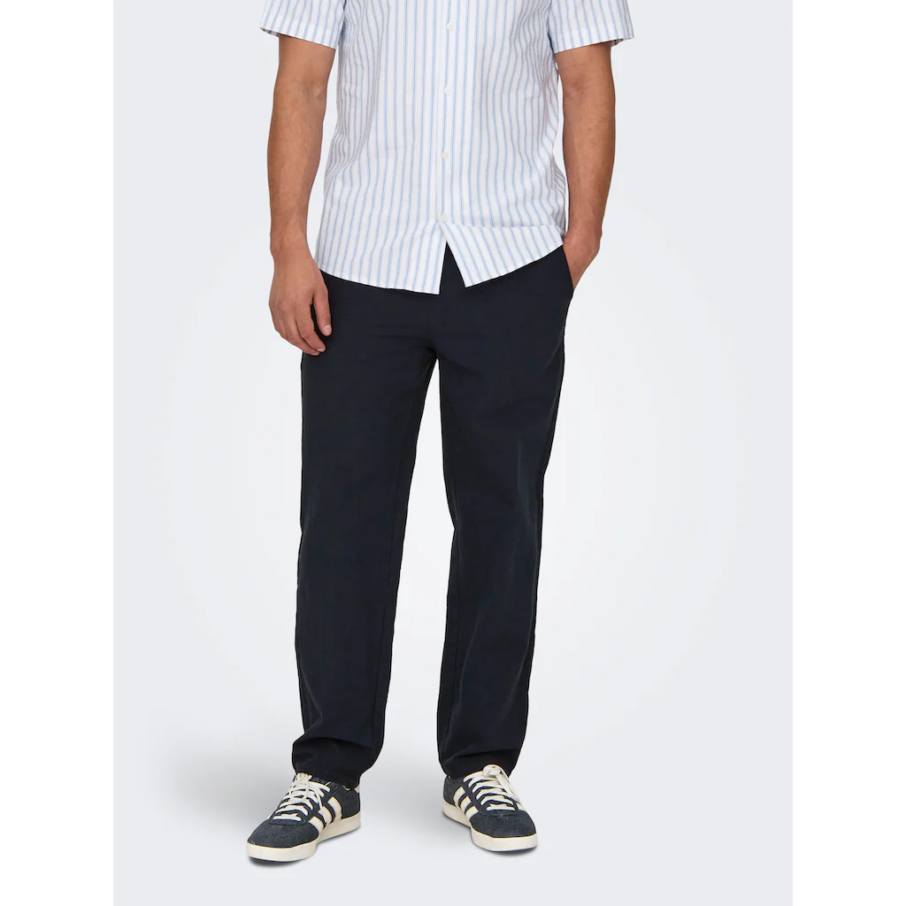 ONLY & SONS Trainingshose »ONSSINUS LOOSE 0007 COT LIN PANT NOOS«
