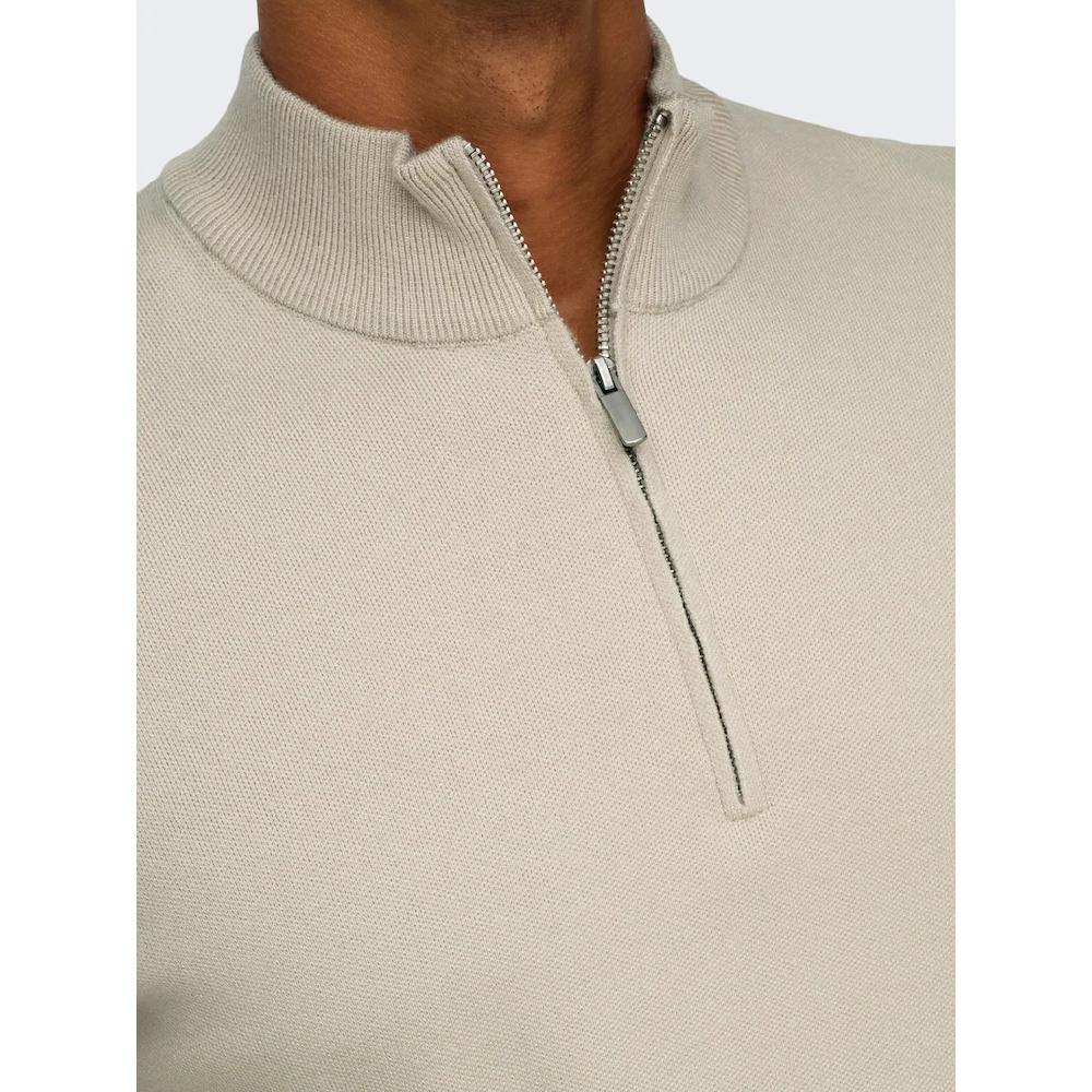 ONLY & SONS Troyer »ONSCOOPER REG 12 HALF ZIP HIGH NECK KNIT« ▷ Für