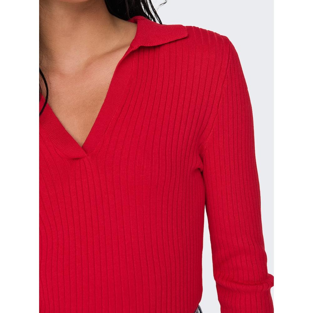 ONLY Strickpullover »ONLKAYA LS POLO PULLOVER EX KNT«