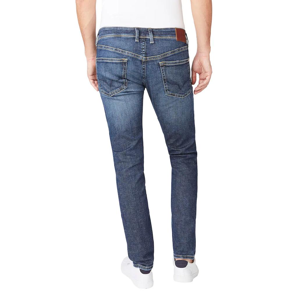 Pepe Jeans Slim-fit-Jeans »HATCH« Knöpfe Mit Logoprägung