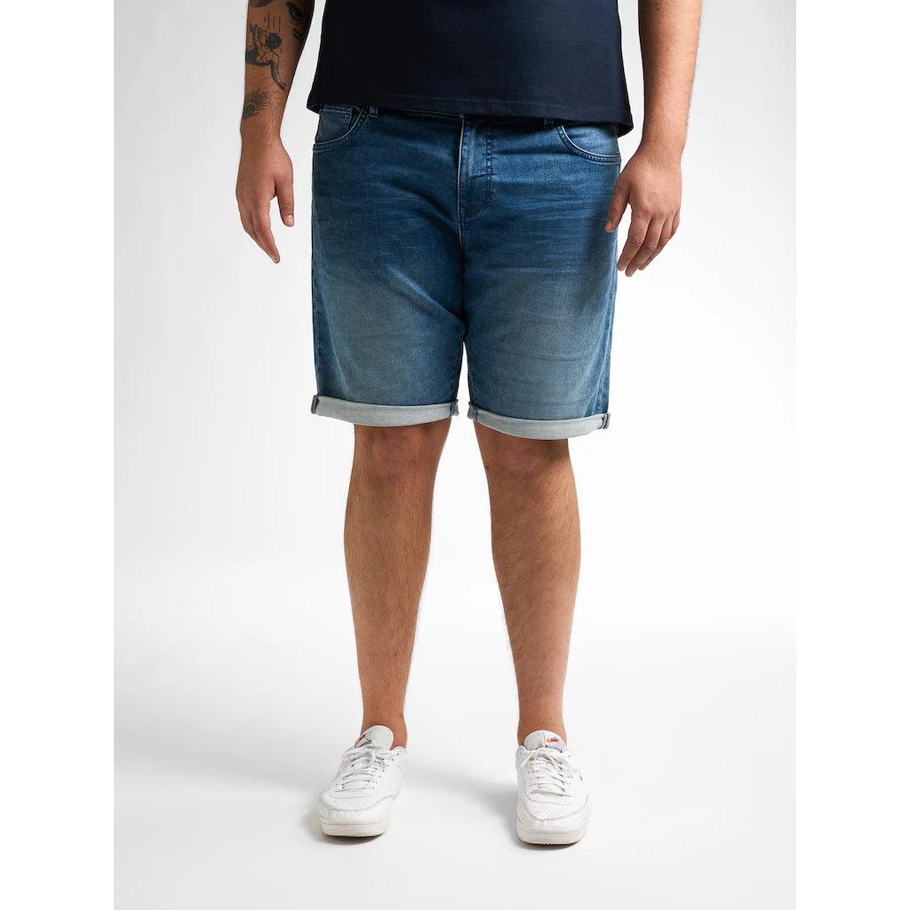 Petrol Industries Jeansshorts mit Aufschlag