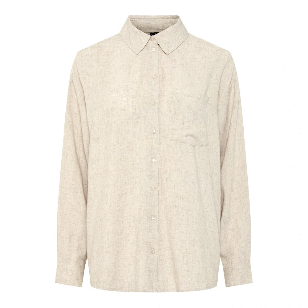 Pieces Hemdbluse »PCPIA LS LOOSE SHIRT WVN NOOS«