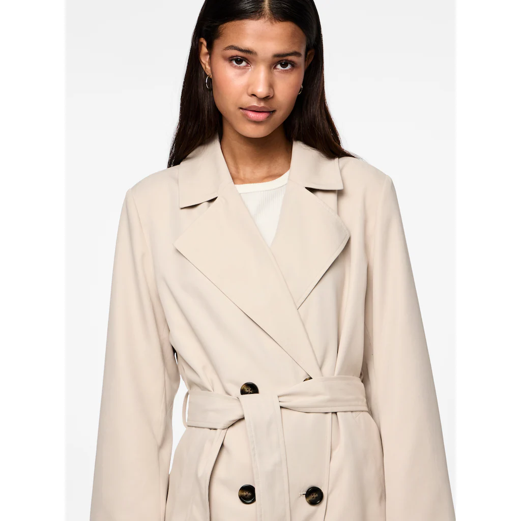 Pieces Trenchcoat »PCSCARLETT LS TRENCHCOAT NOOS«